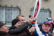Эстафета Огня XXII Олимпийских зимних игр в Сочи проходит в Нижнем Новгороде