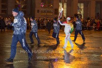 Эстафета Огня XXII Олимпийских зимних игр в Сочи прошла по исторической части Нижнего Новгорода