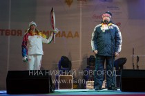 Эстафета Огня XXII Олимпийских зимних игр в Сочи прошла по исторической части Нижнего Новгорода