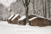 На территории музея расположено 14 объектов сельской архитектуры XIX века
