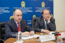 Глава администрации Нижнего Новгорода Олег Кондрашов и директор НИУРАНХиГС Владимир Мальцев (слева направо)