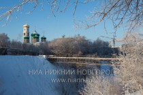 Морозная погода установилась в Нижнем Новгороде