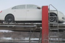 Седельный тягач с полуприцепом загорелся на трассе М-7 в Кстовском районе