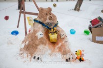 Впервые областной конкурс снежных скульптур состоялся в прошлом году