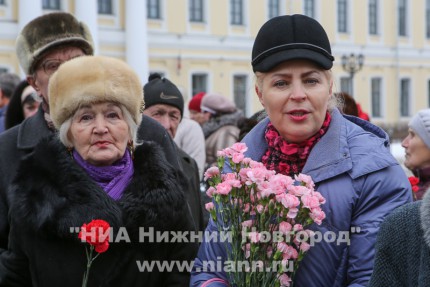 Торжественный митинг, приуроченный ко Дню почитания памяти основателя Нижнего Новгорода князя Георгия Всеволодовича