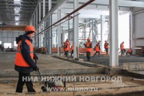 Выездное совещание по оценке хода строительства нового завода концерна ПВО Алмаз-Антей в Нижнем Новгороде