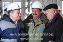 Губернатор Нижегородской области Валерий Шанцев и представители подрядных организаций