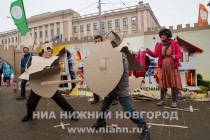 Блиновский разгуляй на ул. Рождественской в Нижнем Новгороде