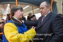 Это первый в России подобный трамвай - символично, что обкатку он будет проходить в Нижнем Новгород, - заметил Олег Кондрашов