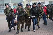 Задержанные были доставлены в пятое отделение полиции Нижнего Новгорода