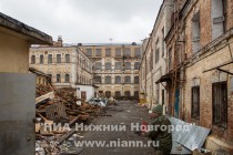 Снос комплекса зданий такелажной фабрики купца Кочетова в Нижнем Новгороде