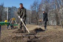 Глава Нижнего Новгорода Олег Сорокин принял участие в субботнике в сквере Красная горка