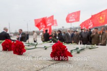 Митинг в честь 144-й годовщины со дня рождения Ленина и митинг в поддержку русскоязычного населения Украины прошел в Нижнем Новгороде