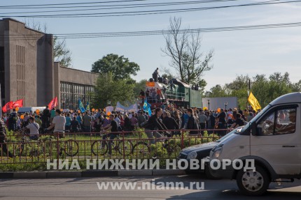 Митинг в поддержку ИП Каргина, перевозчика по маршруту Т-71, прошел в Нижнем Новгороде
