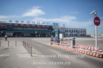 Пресс-тур на объекты приграничной таможенной инфраструктуры в международном аэропорту Стригино (Нижний Новгород)