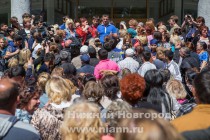 Митинг работников Канавинского рынка против ликвидации открытых рядов прошел в Нижнем Новгороде