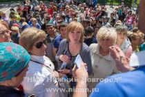 Митинг работников Канавинского рынка против ликвидации открытых рядов прошел в Нижнем Новгороде