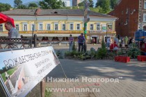 Открытие арт-объекта Рождественский маяк в Нижнем Новгороде