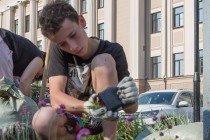 Открытие арт-объекта Рождественский маяк в Нижнем Новгороде