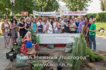 Открытие арт-объекта Рождественский маяк в Нижнем Новгороде