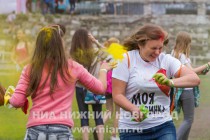 Фестиваль ярких красок прошел в Нижнем Новгороде