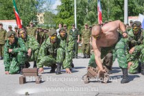 Закрытие первой смены оборонно-спортивного лагеря Гвардеец в Нижегородской области
