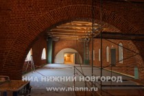 Все переходы из пространства в пространство Арсенала  соединяются плавными арками