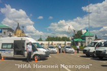 Также гостям были представлены новые автомобили, закупленные для осуществления патрулирования дорог Нижегородской области.
