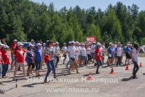 Ребята репетируют церемонию закрытия смены, проведение которой запланировано на вечер
