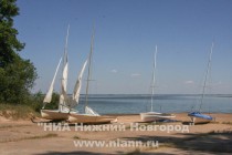 15 июля в акватории Горьковского моря состоялись соревнования по гребле на рафтах, в которых приняли участие три команды