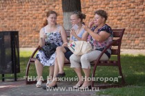Жаркая погода установилась в Нижнем Новгороде
