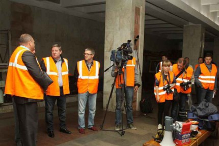 Заместитель главы администрации Нижнего Новгорода Андрей Чертков проверил системы безопасности нижегородского метрополитена