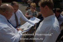 Врио губернатора Нижегородской области Валерий Шанцев осмотрел здание – объект культурного наследия на улице Ильинская