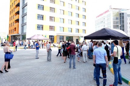 Торжественное открытие нового жилого комплекса на ул. Родионова в Нижнем Новгороде