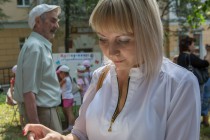 Открытие библиотеки под открытым небом в Приокском районе Нижнего Новгорода