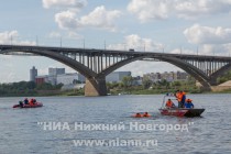 Тактико-специальные учения по спасению людей с условно опрокинувшегося пассажирского судна