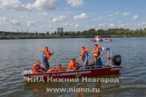 Тактико-специальные учения по спасению людей с условно опрокинувшегося пассажирского судна
