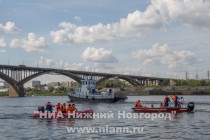 Тактико-специальные учения по спасению людей с условно опрокинувшегося пассажирского судна