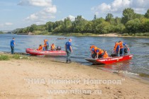 Тактико-специальные учения по спасению людей с условно опрокинувшегося пассажирского судна