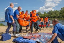 Тактико-специальные учения по спасению людей с условно опрокинувшегося пассажирского судна