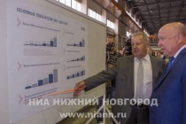 Объем инвестиций в открытие производства широкоформатных плит-перекрытий ЗАО ДКС-НН в г. Кстово Нижегородской области составил 166 млн рублей, сообщил гендиректор предприятия Николай Горбачев (слева)