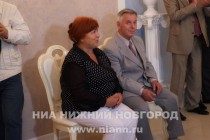 Чествование золотых юбиляров в отреставрированном ЗАГСЕ г.о.г Бор