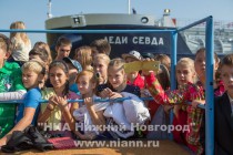 Торжественная церемония спуска на воду нового танкера RST-27 на ОАО Завод Красное Сормово