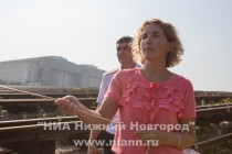 Торжественная церемония спуска на воду нового танкера RST-27 на ОАО Завод Красное Сормово