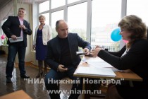 Глава администрации Нижнего Новгорода Олег Кондрашов проголосовал на выборах губернатора Нижегородской области