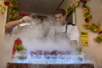 Молекулярное бармен шоу в ходе следования электрички из Нижнего Новгорода до ТРЦ Мега