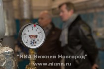 Рабочий объезд главой администрации Нижнего Новгорода Олега Кондрашова центральных тепловых пунктов в Канавинского район