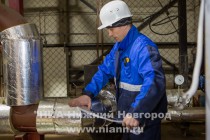 Рабочий объезд главой администрации Нижнего Новгорода Олега Кондрашова центральных тепловых пунктов в Канавинского район