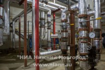 Рабочий объезд главой администрации Нижнего Новгорода Олега Кондрашова центральных тепловых пунктов в Канавинского район