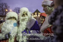Церемония зажжения главной городской елки в Нижнем Новгороде